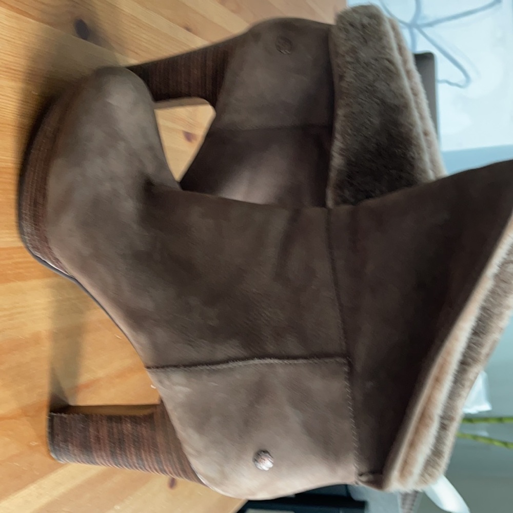 UGG comfy, stylish, fashionable winter booties.